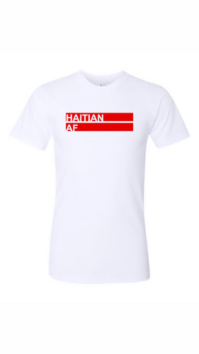 Haitian AF Red & White T-shirt