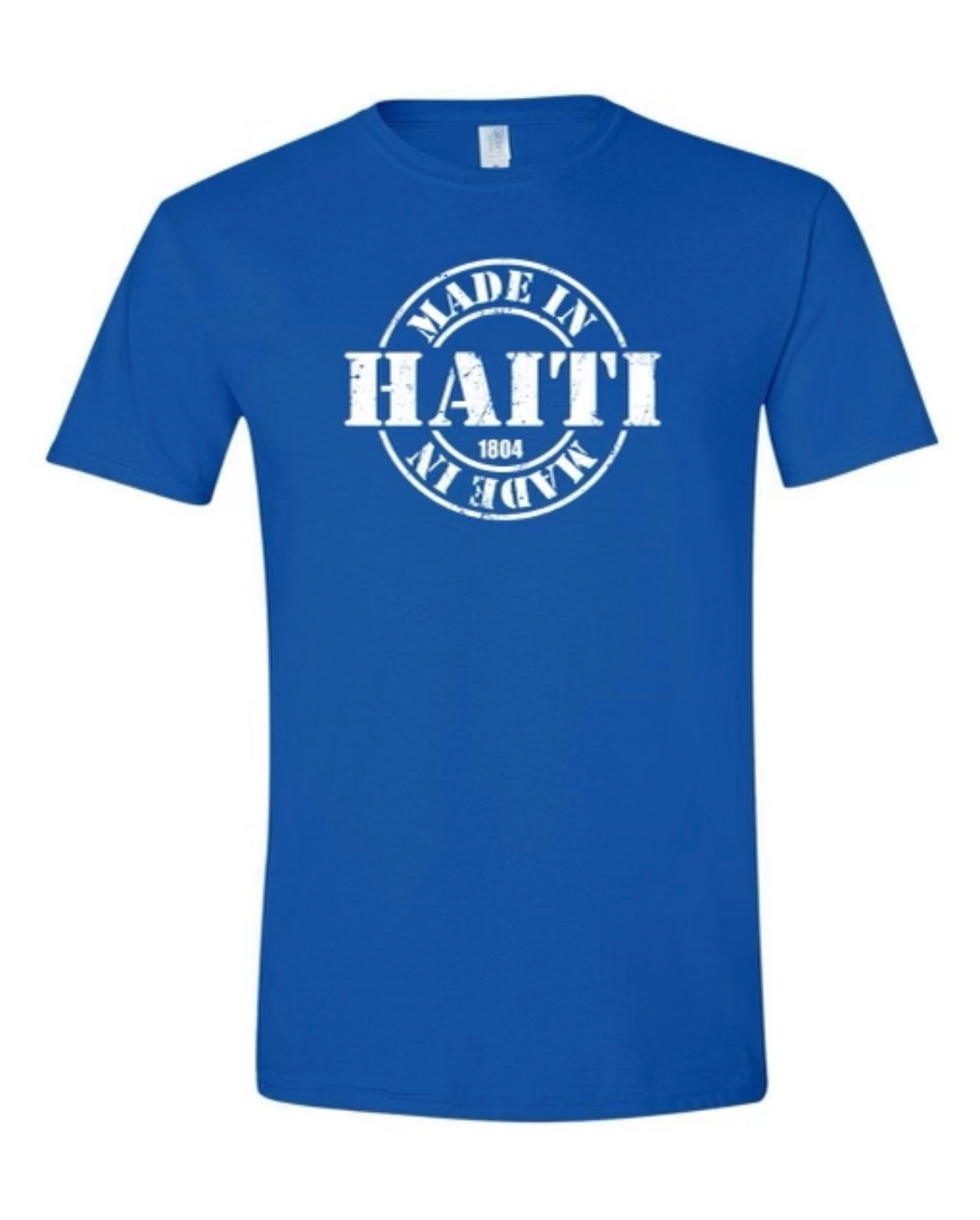 Made in Haiti Puff Blue T-shirt
