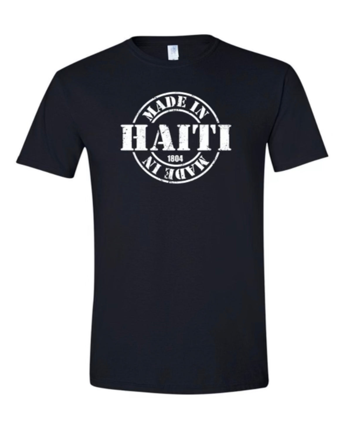 Made in Haiti Puff Black T-shirt