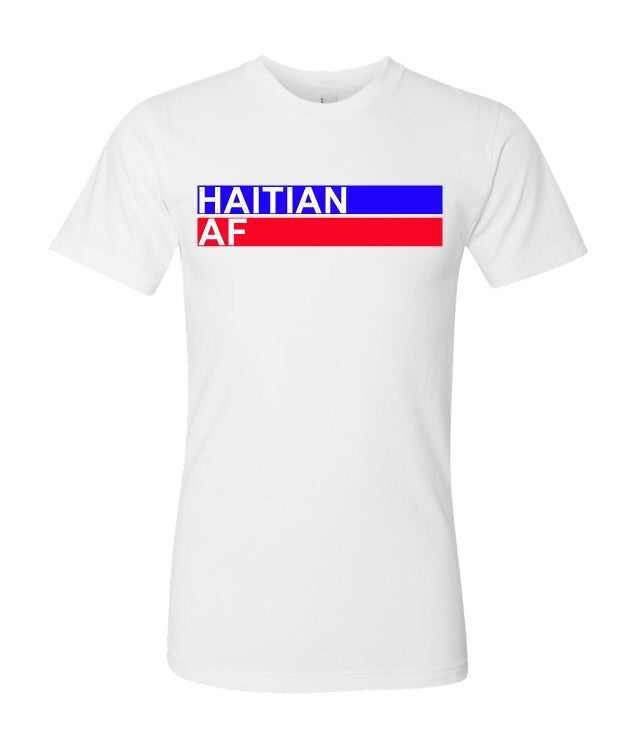 Haitian AF Flag White