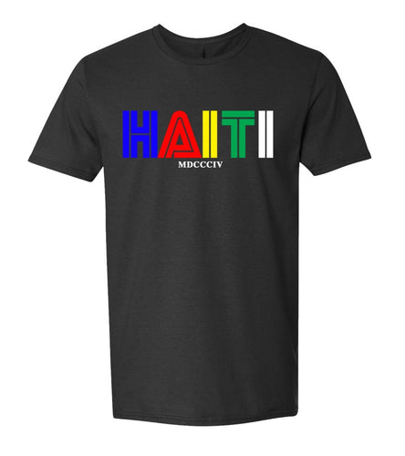 Haiti In Color T-Shirt Black
