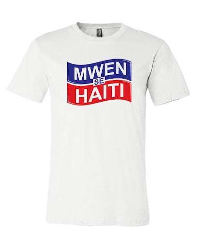 Mwen Se Haiti White T-Shirt